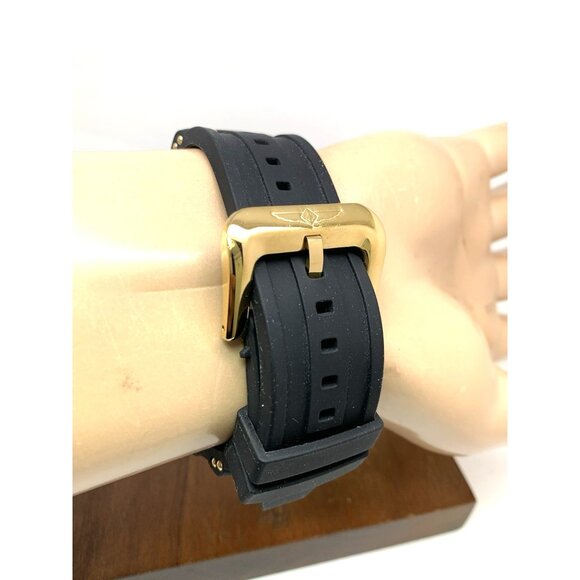 Invicta Men's Watch 6985 Pro Diver Silver Dial Quartz Chronograph Black Rubber - Picture 11 of 15